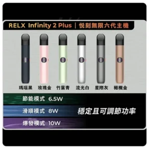 RELX Infinity 2 Plus 宙斯六代主機 升級版霧化桿|大電量 智能體驗