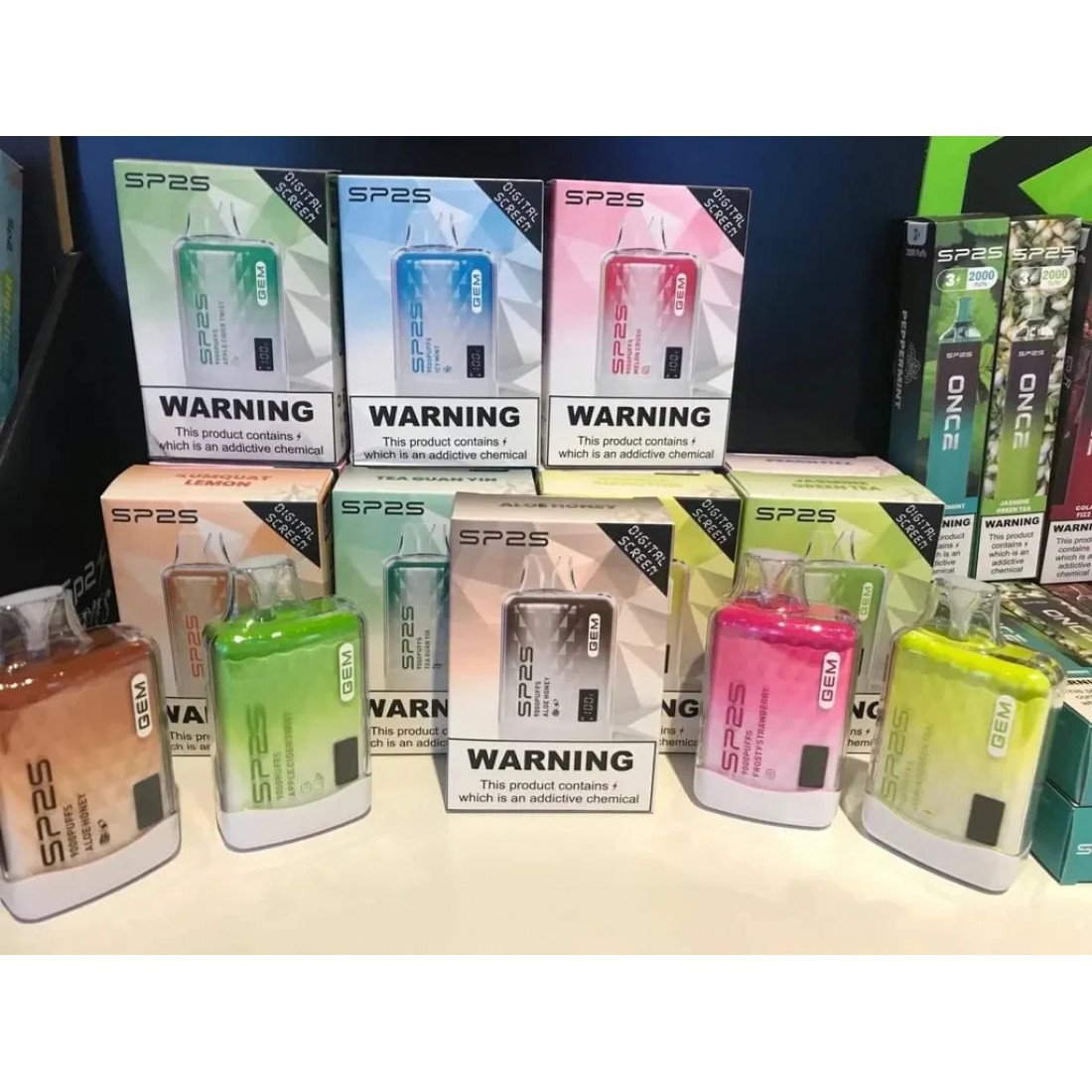 SP2S GEM 拋棄式一次性電子煙 9000口大容量|免充電 多種口味:圖片 3